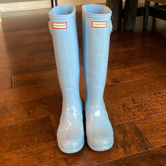 Knee Length Hunter Women’s Rain Boots size 39 (US 8) - Picture 1 of 5